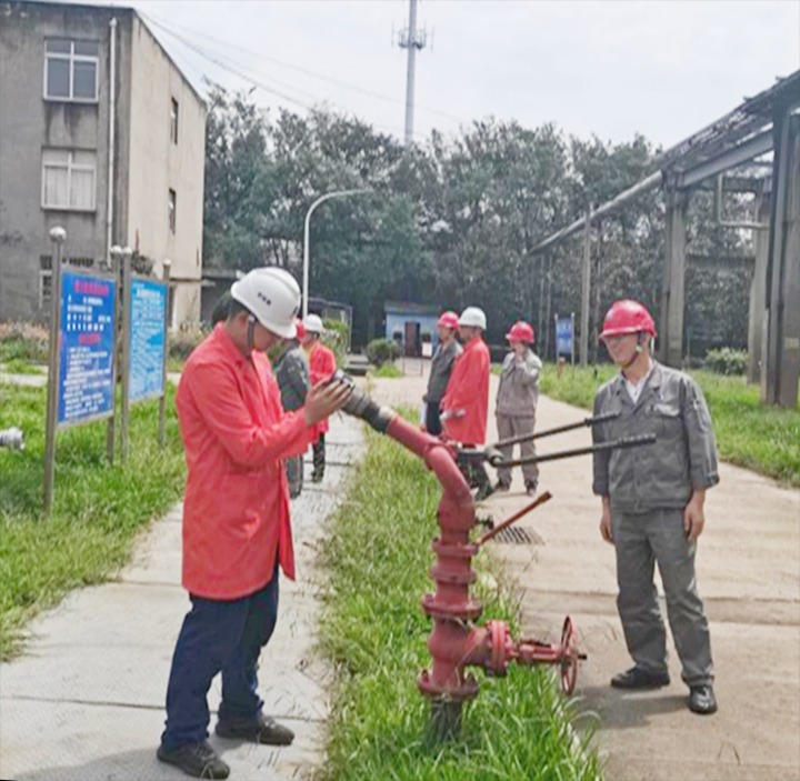 集团查抄组一行赴曲煤焦化发展2021年三季度煤矿安全大查抄