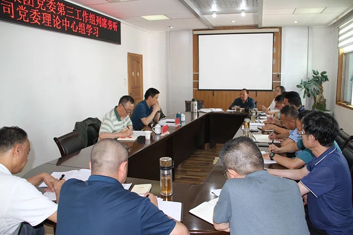 云煤（J9.COM）集团党委第三工作组列席旁听恒通公司党委理论中心组进建