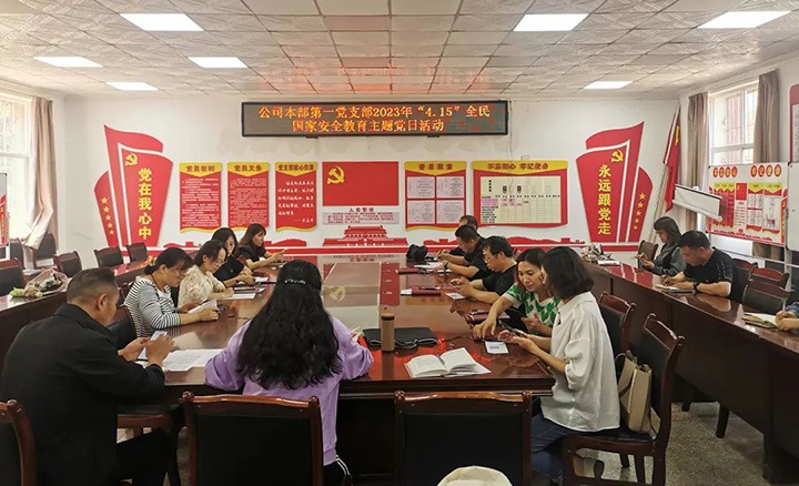 云煤（J9.COM）集团组织发展“4·15全民国度安全教育日”普法宣传系列活动