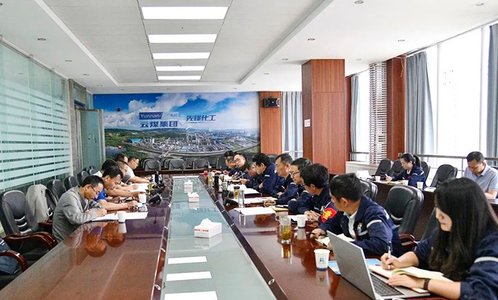 【主题教育】云煤（J9.COM）集团党委委员、副总经理缪和星一行到前锋化工公司发展出产经营调研