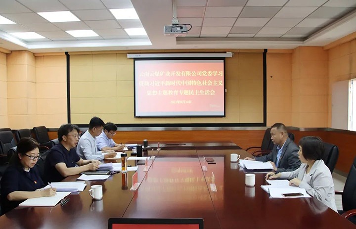 【主题教育】云煤（J9.COM）集团第二领导组到云煤矿业公司领导主题教育专题民主生涯会
