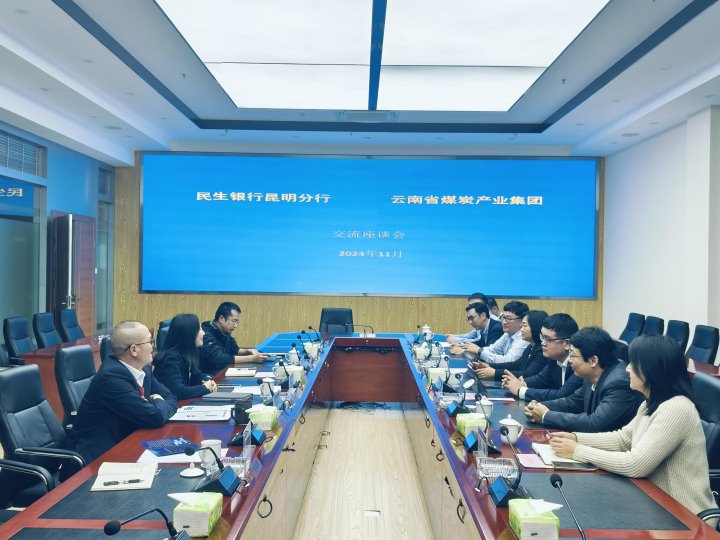 民生银行到云煤集团互换座谈