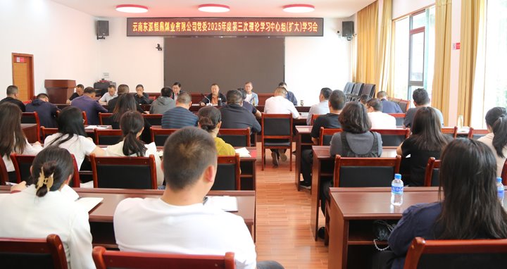 东源恒鼎公司党委召开第三次理论进建中心组进建会议